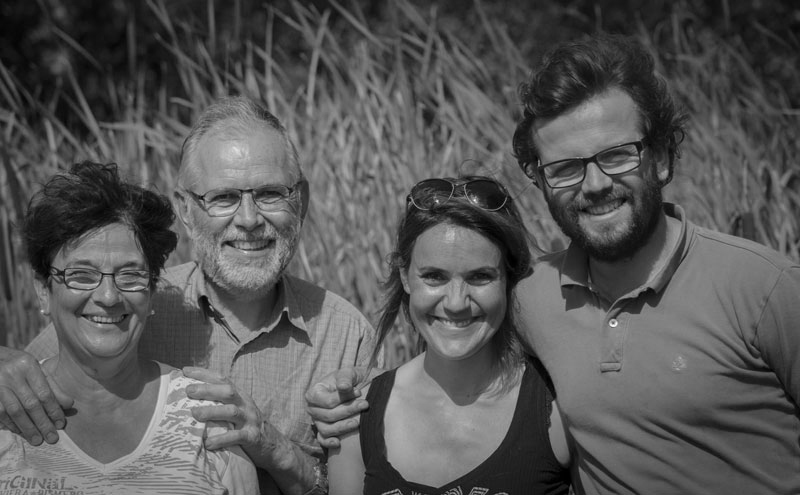 Pierre, Monique, Pierre-Mari et Marie Luneau